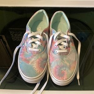 Tie dye Vans, size 9.